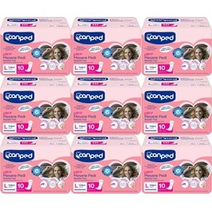 Canped Mesane Pedi Ultra L - Large - Büyük - Yoğun 90 Adet (9PK*10)