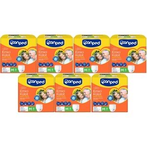 Canped Emici Külot Yetişkin Bezi M - Orta 63 Adet (7PK*9)