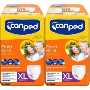 Canped Emici Külot Yetişkin Bezi XL-Extra Large Büyük Adet 14 (2PK*7)