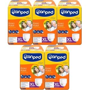 Canped Emici Külot Yetişkin Bezi XL-Extra Large Büyük Adet 35 (5PK*7)