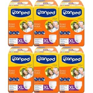 Canped Emici Külot Yetişkin Bezi XL-Extra Large Büyük Adet 42 (6PK*7)