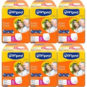 Canped Emici Külot Yetişkin Bezi S-Küçük Small 54 Adet (6PK*9)