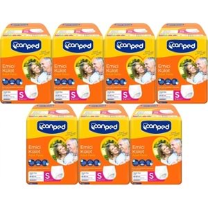 Canped Emici Külot Yetişkin Bezi S-Küçük Small 63 Adet (7PK*9)
