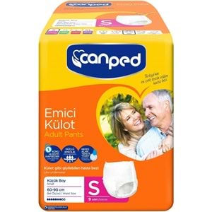 Canped Emici Külot Yetişkin Bezi S-Küçük Small 63 Adet (7PK*9)