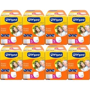 Canped Emici Külot Yetişkin Bezi S-Küçük Small 72 Adet (8PK*9)