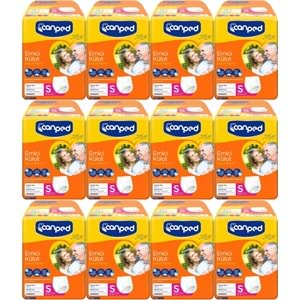 Canped Emici Külot Yetişkin Bezi S-Küçük Small 108 Adet (12PK*9)