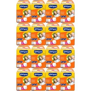 Canped Emici Külot Yetişkin Bezi S-Küçük Small 144 Adet (16PK*9)