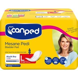 Canped Mesane Pedi Klasik L - Large - Büyük Boy 80 Adet