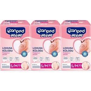 Canped Mom Lohusa Külodu - Külot Bez S - Small - Küçük / M - Medium - Orta 30 Adet (3PK*10)
