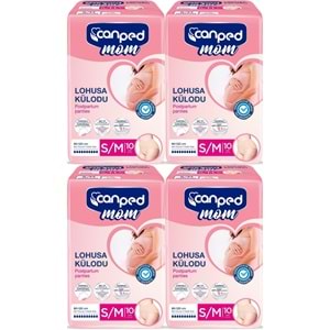 Canped Mom Lohusa Külodu - Külot Bez S - Small - Küçük / M - Medium - Orta 40 Adet (4PK*10)
