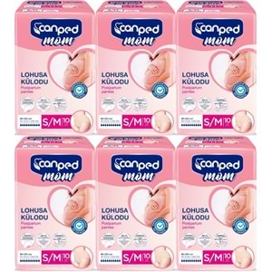 Canped Mom Lohusa Külodu - Külot Bez S - Small - Küçük / M - Medium - Orta 60 Adet (6PK*10)