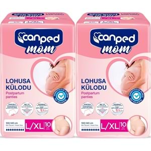 Canped Mom Lohusa Külodu - Külot Bez L - Large - Büyük / XL - Extra Large - 20 Adet (2PK*10)