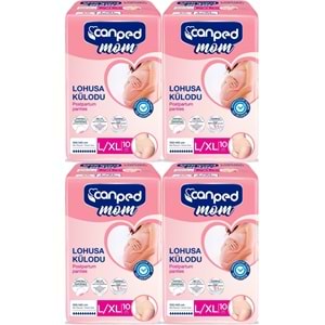 Canped Mom Lohusa Külodu - Külot Bez L - Large - Büyük / XL - Extra Large - 40 Adet (4PK*10)