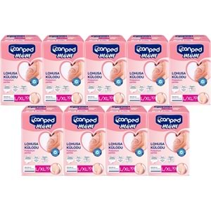 Canped Mom Lohusa Külodu - Külot Bez L - Large - Büyük / XL - Extra Large - 90 Adet (9PK*10)