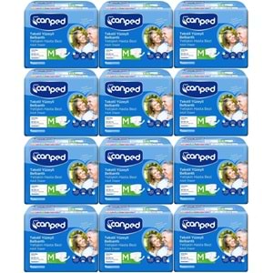 Canped Yetişkin Bezi Bel Bantlı Tekstil Yüzey M - Orta - Medium 216 Adet