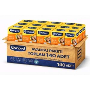 Canped Emici Külot Pants Yetişkin Bezi L - Büyük - Large Ekonomik Pk 140 Adet (10PK*14)