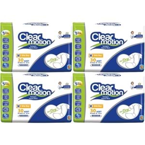 Clearmotion Yetişkin Bezi Bel Bantlı M - Orta - Medium 120 Adet (4PK*30)