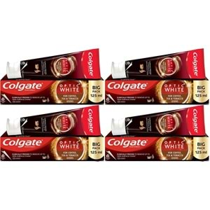 Colgate Diş Macunu Optic White 125ML Çay-Kahve-Sigara (4 Lü Set)
