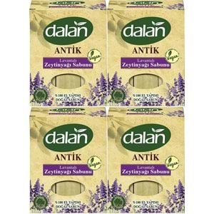 Dalan Antik Defneli Zeytinyağı Sabunu 900GR Lavantalı (4 Lü Set)