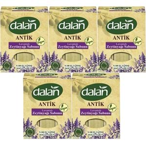 Dalan Antik Defneli Zeytinyağı Sabunu 900GR Lavantalı (5 Li Set)