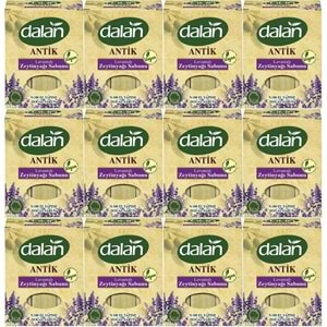 Dalan Antik Defneli Zeytinyağı Sabunu 900GR Lavantalı (12 Li Set)