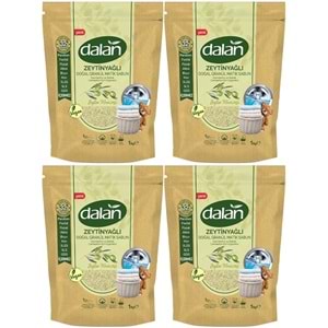Dalan Doğal Granül Sabun Tozu 1Kg Bebekler İçin %100 Zeytinyağlı (4 Lü Set)