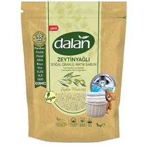 Dalan Doğal Granül Sabun Tozu 1Kg Bebekler İçin %100 Zeytinyağlı (12 Li Set)
