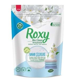 Dalan Roxy Bio Clean Matik Sabun Tozu 800GR Karma 6 Lı Set (Lavanta/Bahar/Aloe Vera) (156 Yıkama)