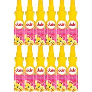Dalin Kolay Saç Tarama Spreyi 200ML Badem Özlü (12 Li Set)
