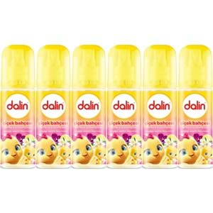 Dalin Bebek Kolonyası 150ML Çiçek Bahçesi (Menekşe-Yasemin-Limon Kokulu) (6 Lı Set)