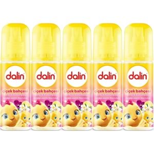 Dalin Bebek Kolonyası 150ML Çiçek Bahçesi (Menekşe-Yasemin-Limon Kokulu) (5 Li Set)