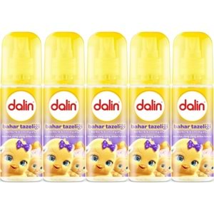 Dalin Bebek Kolonyası 150ML Bahar Tazeliği (Manolya-Ylang,Ylang-Amber Kokulu) (5 Li Set)