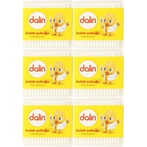 Dalin Kulak Çubuğu 100 Adet (6 Lı Set)