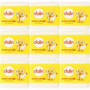 Dalin Kulak Çubuğu 100 Adet (9 Lu Set)