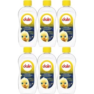 Dalin Bebek Yağı 300ML Rahat ve Mutlu Vanilya Kokulu Nemlendirici (6 Lı Set)