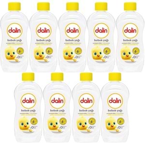 Dalin Bebek Yağı 300ML Klasik Etkin Nemlendirici (9 Lu Set)