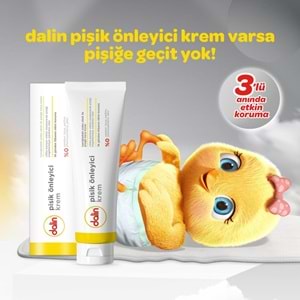 Dalin Pişik öneliyici Krem/Pişik Kremi 100ML (Bebekler İçin) (9 Lu Set)