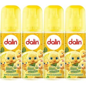Dalin Bebek Kolonyası 150ML Limon Çiçeği (Limon-Bergomat-Papatya) (4 Lü Set)