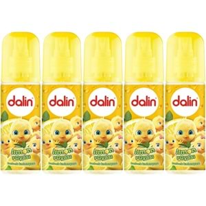 Dalin Bebek Kolonyası 150ML Limon Çiçeği (Limon-Bergomat-Papatya) (5 Li Set)