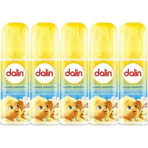 Dalin Bebek Kolonyası 150ML Deniz Esintisi (Bergomat-Zambak-Misk Kokulu) (5 Li Set)
