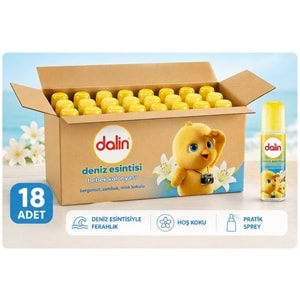 Dalin Bebek Kolonyası 150ML Deniz Esintisi (Bergomat-Zambak-Misk Kokulu) (18 Li Set)