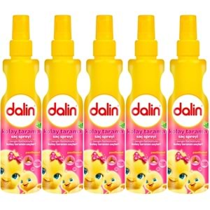 Dalin Kolay Saç Tarama Spreyi 200ML Badem Özlü (5 Li Set)