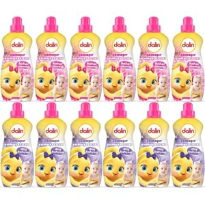 Dalin Çamaşır Yumuşatıcı 1500ML Bahar Ninnisi + 1500ML Düş Bahçesi (Karma 12 Li Set)