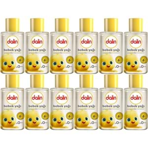 Dalin Bebek Yağı 50ML Klasik Mini (12 Li Set)
