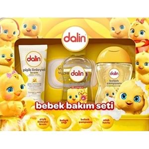 Dalin Bebek Bakım Seti 4 Parça (Kutulu) Yenidoğan Seti (Karma 5 Li Set)