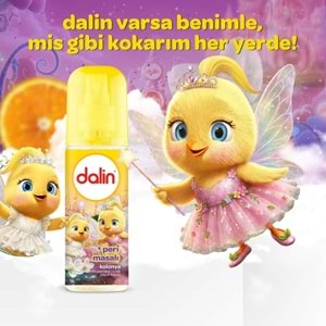Dalin Bebek Kolonyası 150ML Peri Masalı (Yasemin-Portakal Çiceği-Paçuli Kokulu) (6 Lı Set)