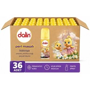 Dalin Bebek Kolonyası 150ML Peri Masalı (Yasemin-Portakal Çiceği-Paçuli Kokulu) (36 Lı Set)