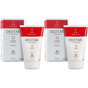 Deotak Krem Deodorant Unisex 35ML Classic (Normal Cilt) (2 Li Set)