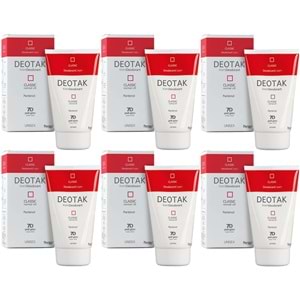 Deotak Krem Deodorant Unisex 35ML Classic (Normal Cilt) (6 Lı Set)