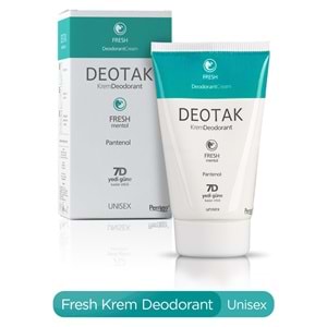 Deotak Krem Deodorant Unisex 35ML Fresh (Mentol) (5 Li Set)